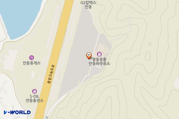안동(춘천) 휴게소 위치 지도 — 경상북도 안동시 풍산읍 풍산태사로 1913-54