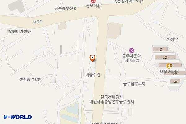 옥룡동 쌈지주차장 위치 지도 — 충청남도 공주시 옥룡동 331-24