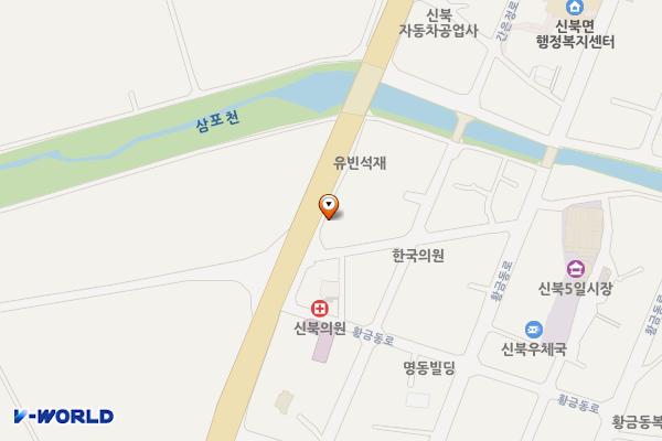 신북면 터미널 위치 지도 — 전남광주통합특별시 영암군 신북면 황금동1길 5-1
