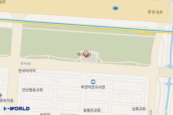 고잔역 서측주차장 위치 지도 — 경기도 안산시 단원구 초지동 674-1