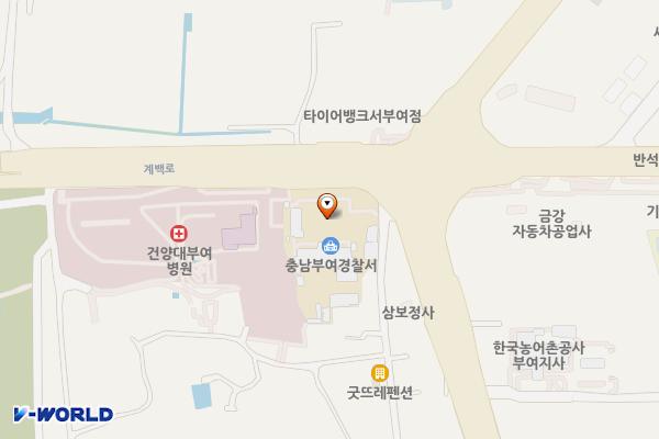부여경찰서 위치 지도 — 충청남도 부여군 부여읍 성말로 4