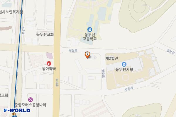 한국국토정보공사 동두천지사 위치 지도 — 경기도 동두천시 정장로 78
