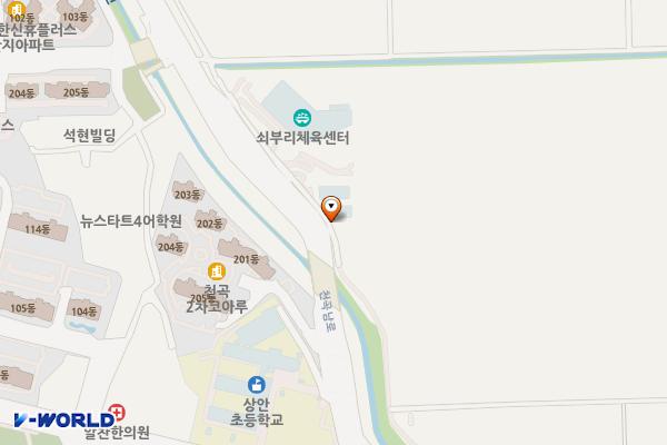 쇠부리체육센터 위치 지도 — 울산광역시 북구 천곡남로 86