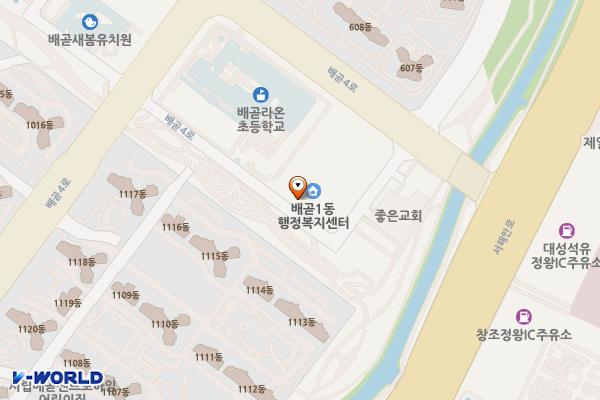 배곧1동행정복지센터 위치 지도 — 경기도 시흥시 배곧4로 94-41