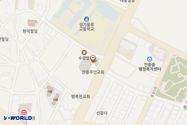 안중 제1공영주차장 위치 지도 — 경기도 평택시 안중읍 안중리 302-7