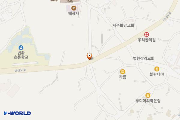 대륜 공영노외2주차장 위치 지도 — 제주특별자치도 서귀포시 이어도로 901