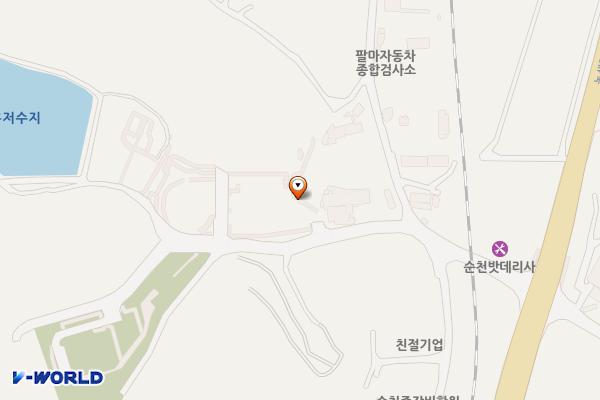 순천시립추모공원 위치 지도 — 전남광주통합특별시 순천시 야흥동 268-3