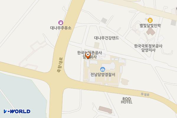 한국농어촌공사 담양지사 위치 지도 — 전남광주통합특별시 담양군 담양읍 삼거리길 12-27