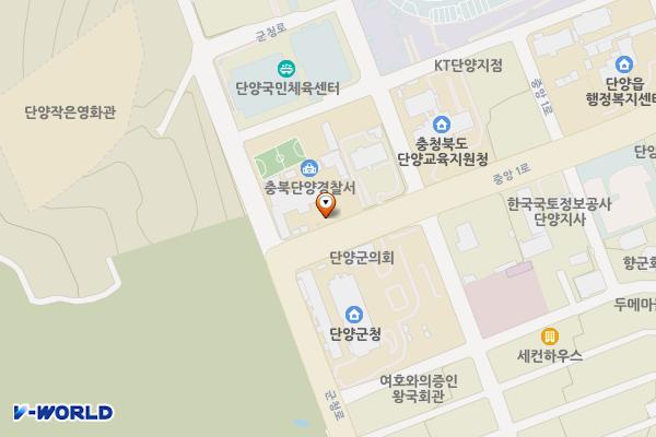 단양경찰서 위치 지도 — 충청북도 단양군 단양읍 중앙1로 3