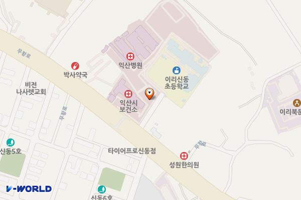 익산시보건소 위치 지도 — 전북특별자치도 익산시 무왕로 975