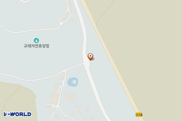 교래자연휴양림 위치 지도 — 제주특별자치도 제주시 조천읍 교래리 산98-2