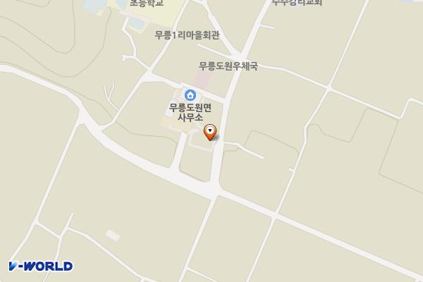 무릉도원면사무소 위치 지도 — 강원특별자치도 영월군 무릉도원면 무릉리 918-4
