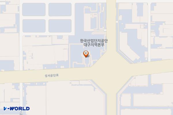 한국산업단지공단 대구지역본부 위치 지도 — 대구광역시 달서구 성서공단로 217