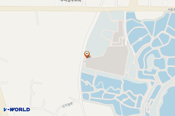 서동공원 서문 주차장 위치 지도 — 충청남도 부여군 부여읍 신기정로 15