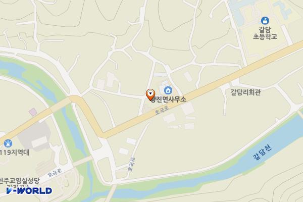 강진면사무소 위치 지도 — 전북특별자치도 임실군 강진면 호국로 47