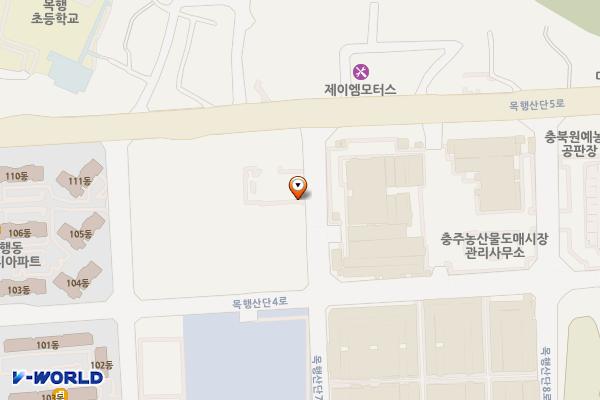한국농어촌공사 충주제천단양지사 위치 지도 — 충청북도 충주시 목행산단7로 45