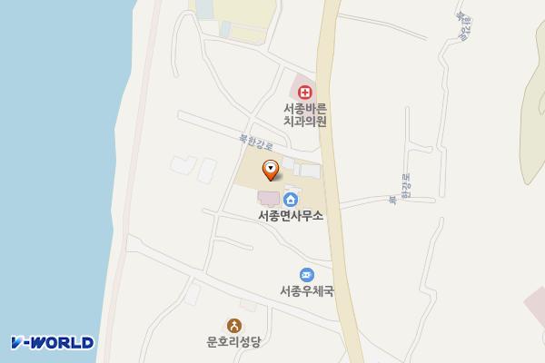 서종면사무소 주차장 위치 지도 — 경기도 양평군 서종면 북한강로 777