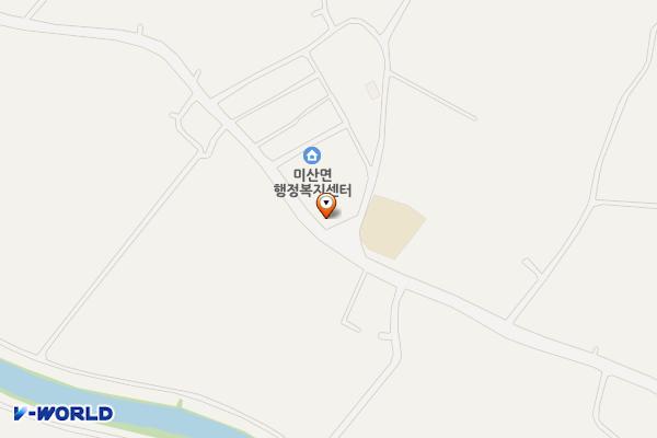 미산면행정복지센터 위치 지도 — 경기도 연천군 미산면 유노로 110