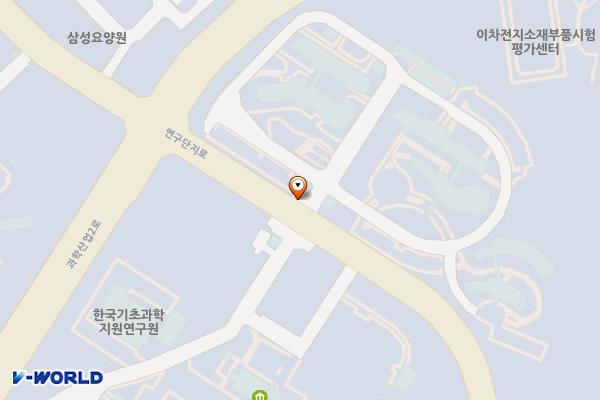 한국기초과학지원연구원 오창센터 위치 지도 — 충청북도 청주시 청원구 오창읍 연구단지로 161