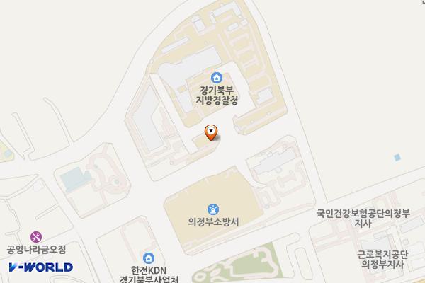 경기북부경찰청 위치 지도 — 경기도 의정부시 금오로23번길 22-49