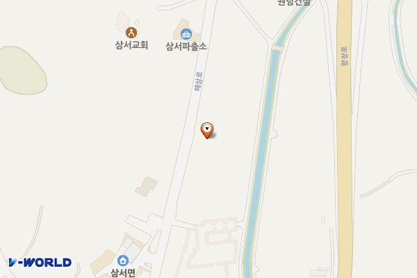 삼서면 공영주차장 위치 지도 — 전남광주통합특별시 장성군 삼서면 대곡리 811-1
