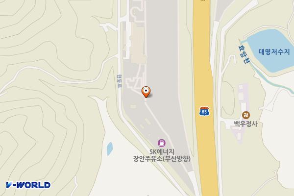 장안(부산) 휴게소 위치 지도 — 부산광역시 기장군 장안읍 명례리 835