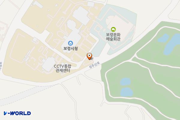 보령시청 위치 지도 — 충청남도 보령시 성주산로 77