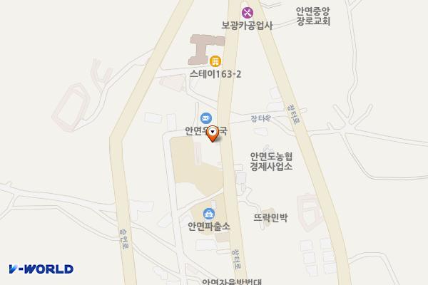 안면읍사무소 위치 지도 — 충청남도 태안군 안면읍 장터로 149