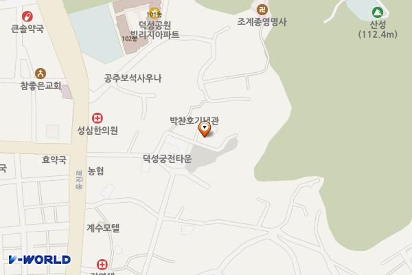 산성동 주차장(3) 위치 지도 — 충청남도 공주시 산성동 146-10