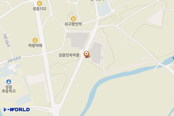 성읍민속마을 위치 지도 — 제주특별자치도 서귀포시 표선면 성읍리 855-3