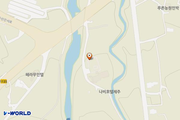 해군호텔 위치 지도 — 제주특별자치도 제주시 해안마을서2길 19