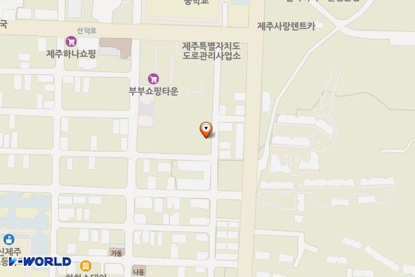 설문대여성문화센터 위치 지도 — 제주특별자치도 제주시 선덕로 8길 12