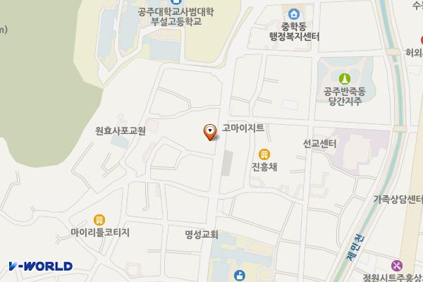 봉황동 쌈지주차장(4) 위치 지도 — 충청남도 공주시 봉황동 149-6