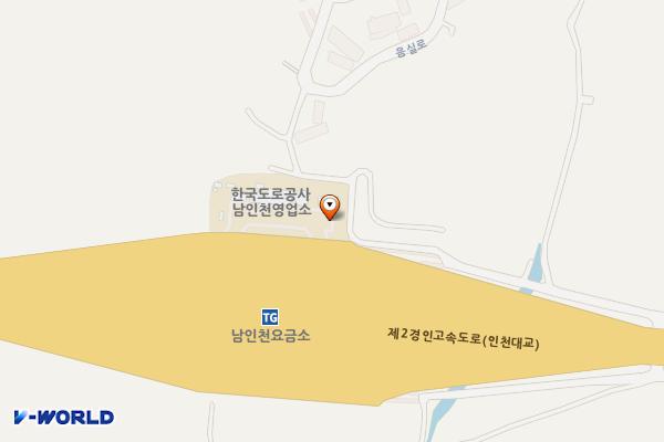 남인천영업소 위치 지도 — 인천광역시 남동구 운연동 443