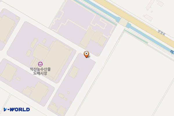 농수산물도매시장 위치 지도 — 전북특별자치도 익산시 번영로1길 20