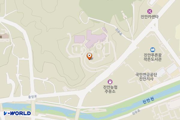 진안군의료원 위치 지도 — 전북특별자치도 진안군 진안읍 진무로 1145