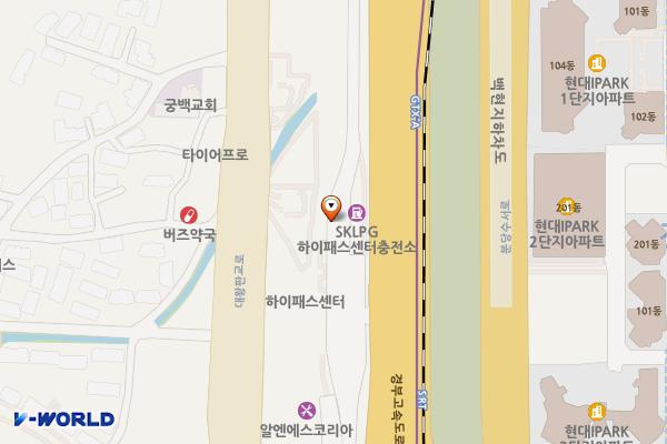 서울하이패스센터(입구) 위치 지도 — 경기도 성남시 분당구 대왕판교로 294