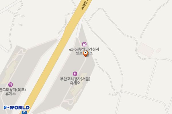 부안고려청자(서울)휴게소 위치 지도 — 전북특별자치도 부안군 주산면 덕림리 922-19