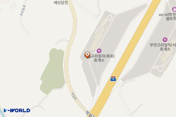 부안고려청자(목포)휴게소 위치 지도 — 전북특별자치도 부안군 주산면 덕림리 933-7