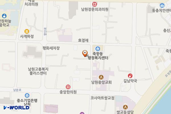 죽항동대 위치 지도 — 전북특별자치도 남원시 비석길 69