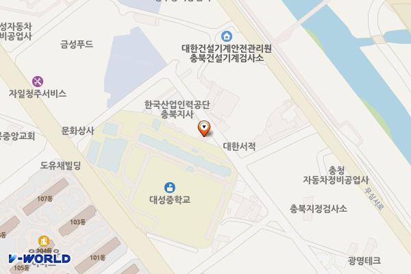 한국산업인력공단 충북지사 위치 지도 — 충청북도 청주시 흥덕구 1순환로 394번길 81