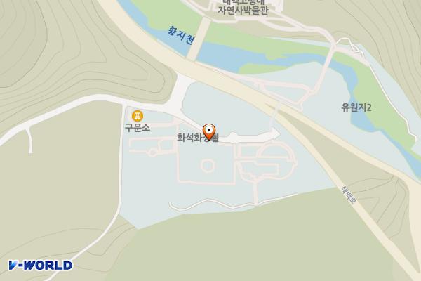 자연사박물관 맞은편 구문소 주차장 위치 지도 — 강원특별자치도 태백시 동점동 285-5