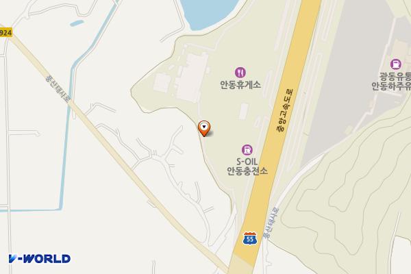 안동(부산)휴게소 위치 지도 — 경상북도 안동시 풍산읍 풍산태사로 1903-27