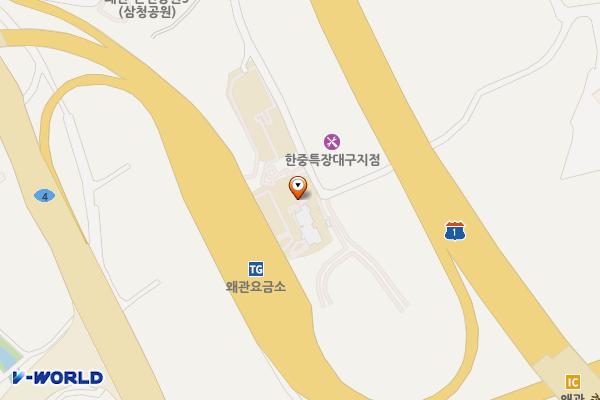 왜관영업소 위치 지도 — 경상북도 칠곡군 왜관읍 칠곡대로 1779-60