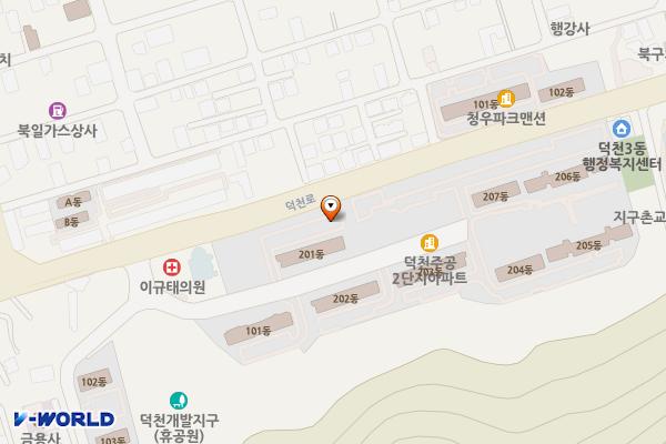덕천종합사회복지관 위치 지도 — 부산광역시 북구 덕천동 808
