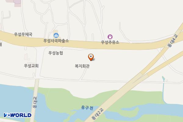 우성면 주차장 위치 지도 — 충청남도 공주시 우성면 동대리 145-1
