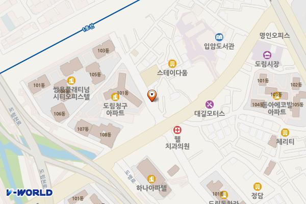 도림동주민센터 위치 지도 — 서울특별시 영등포구 도림동 224-6