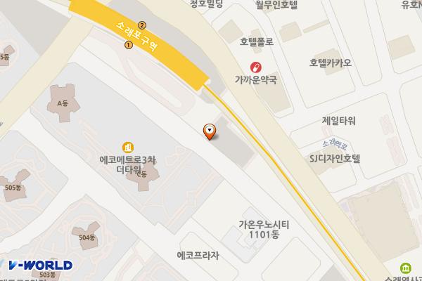 소래제2 공영주차장 위치 지도 — 인천광역시 남동구 논현동 750-2