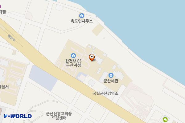 한국수산자원공단 서해본부 위치 지도 — 전북특별자치도 군산시 장미동 49-56
