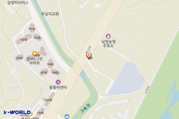 남원농협 종합시설 위치 지도 — 전북특별자치도 남원시 요천로 1838